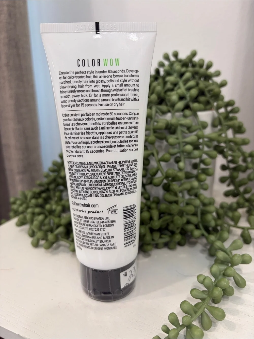 Color Wow One-Minute Transformation Styling Cream - White